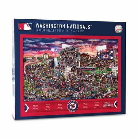 YOUTHEFAN Washington Nationals Joe Journeyman Puzzle - 500 Piece YO627042